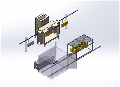 Prispôsobená linka na ručné elektrostatické práškové lakovanie