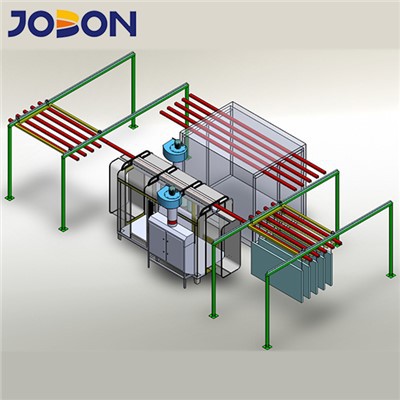Podporuje kontinuálnu výrobnú linku na práškové lakovanie